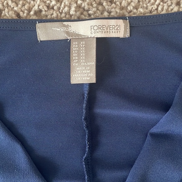 Forver 21 Navy Blue Dress - Picture 2 of 3